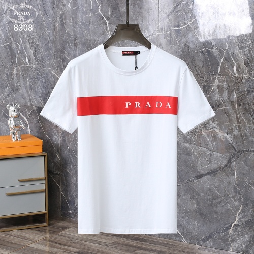 Prada T-Shirts Short Sleeved For Men #1158100