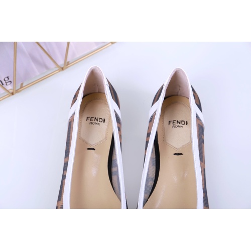 Replica Fendi Flat Shoes For Women #1158198 $88.00 USD for Wholesale