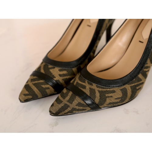 Replica Fendi High-Heeled Shoes For Women #1158207 $96.00 USD for Wholesale