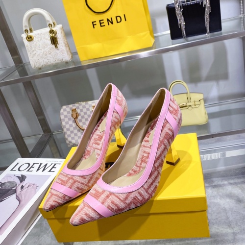 Fendi High-Heeled Shoes For Women #1158209 $88.00 USD, Wholesale Replica Fendi High-Heeled Shoes