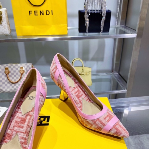 Replica Fendi High-Heeled Shoes For Women #1158209 $88.00 USD for Wholesale