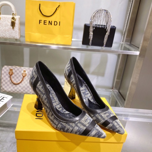 Replica Fendi High-Heeled Shoes For Women #1158210 $88.00 USD for Wholesale