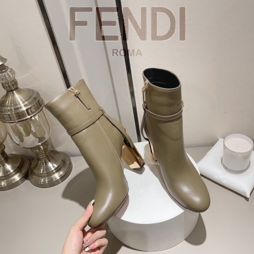 Replica Fendi Fashion Boots For Women #1158219 $135.00 USD for Wholesale