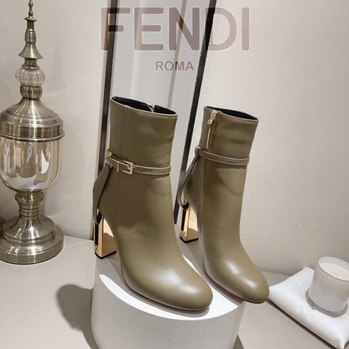 Replica Fendi Fashion Boots For Women #1158219 $135.00 USD for Wholesale