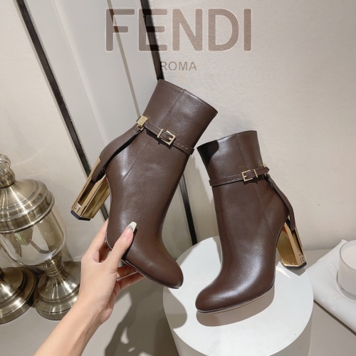 Replica Fendi Fashion Boots For Women #1158220 $135.00 USD for Wholesale