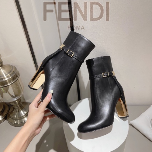 Replica Fendi Fashion Boots For Women #1158221 $135.00 USD for Wholesale
