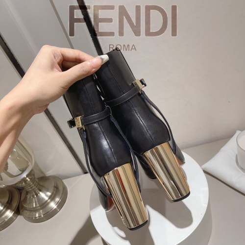 Replica Fendi Fashion Boots For Women #1158221 $135.00 USD for Wholesale