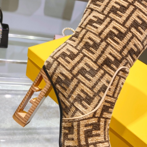 Replica Fendi Fashion Boots For Women #1158222 $150.00 USD for Wholesale