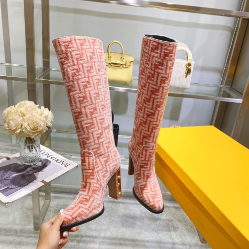 Replica Fendi Fashion Boots For Women #1158223 $150.00 USD for Wholesale