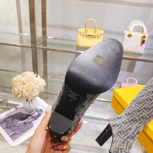 Replica Fendi Fashion Boots For Women #1158224 $150.00 USD for Wholesale