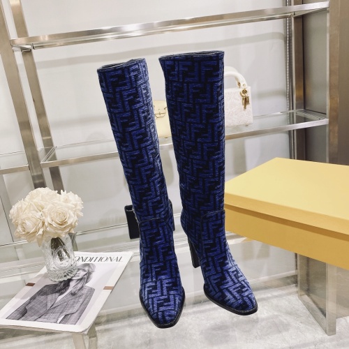 Replica Fendi Fashion Boots For Women #1158225 $150.00 USD for Wholesale