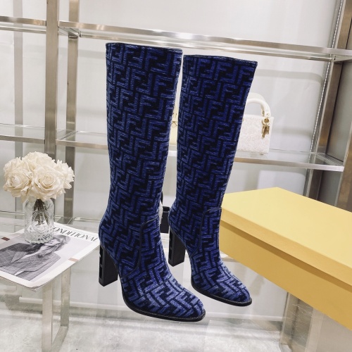 Replica Fendi Fashion Boots For Women #1158225 $150.00 USD for Wholesale