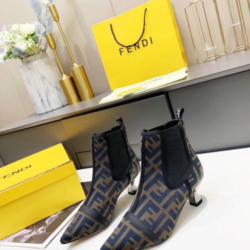 Replica Fendi Fashion Boots For Women #1158226 $108.00 USD for Wholesale