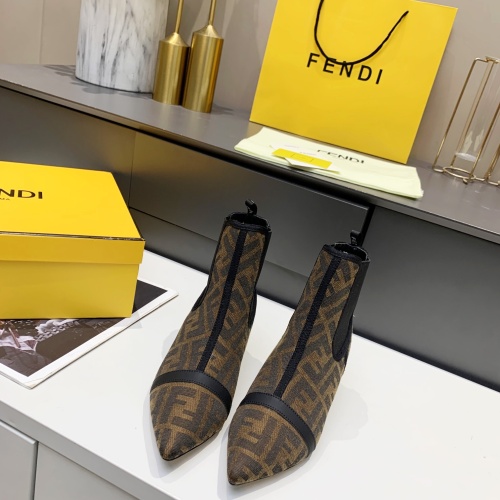 Replica Fendi Fashion Boots For Women #1158230 $108.00 USD for Wholesale