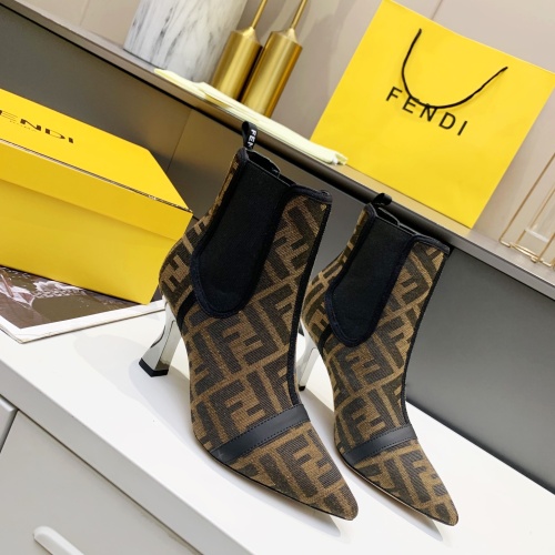 Replica Fendi Fashion Boots For Women #1158231 $108.00 USD for Wholesale