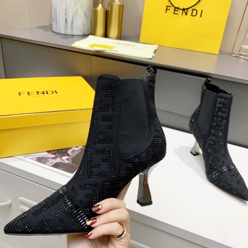 Replica Fendi Fashion Boots For Women #1158233 $118.00 USD for Wholesale