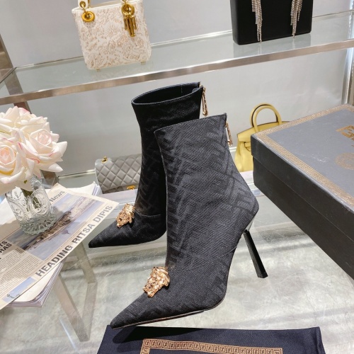 Replica Versace Boots For Women #1158236 $130.00 USD for Wholesale