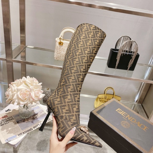 Replica Versace Boots For Women #1158242 $158.00 USD for Wholesale
