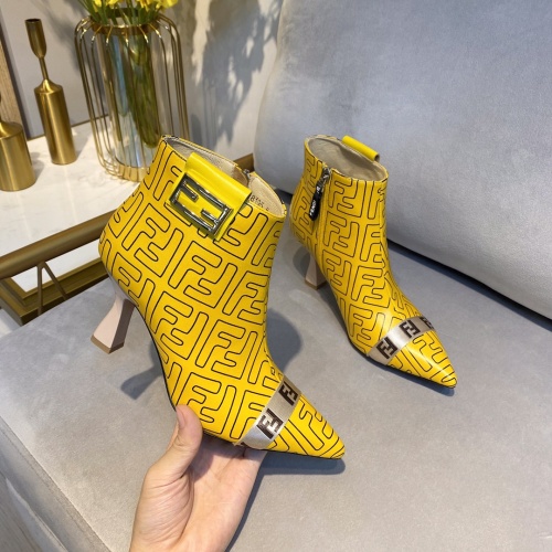 Replica Fendi Fashion Boots For Women #1158245 $128.00 USD for Wholesale
