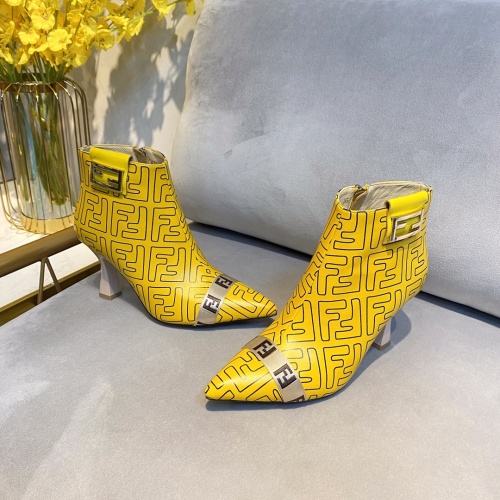 Replica Fendi Fashion Boots For Women #1158245 $128.00 USD for Wholesale