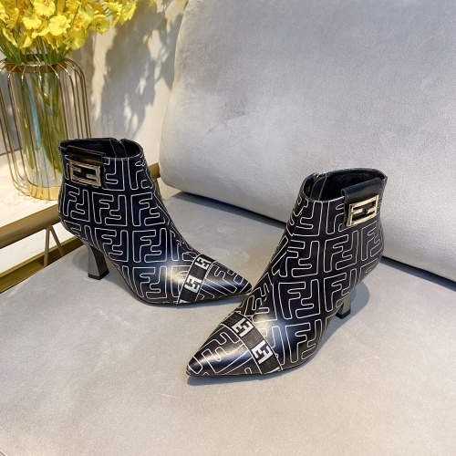 Replica Fendi Fashion Boots For Women #1158248 $128.00 USD for Wholesale