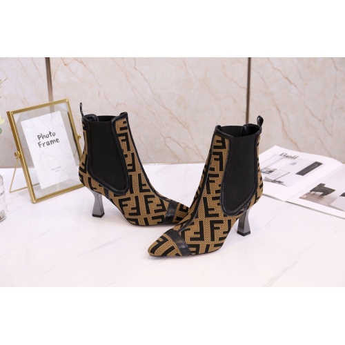 Replica Fendi Fashion Boots For Women #1158249 $122.00 USD for Wholesale