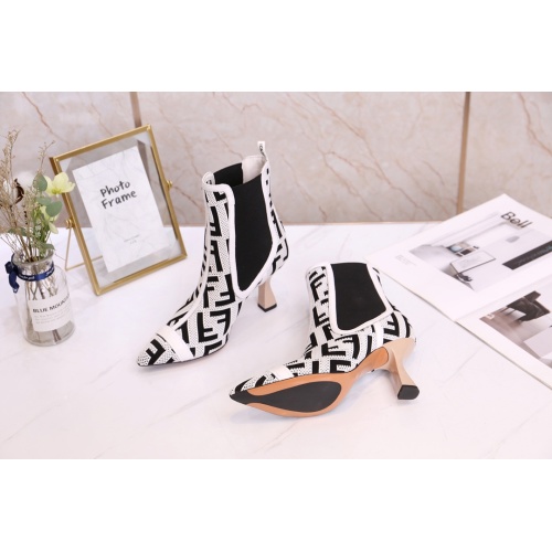 Replica Fendi Fashion Boots For Women #1158250 $122.00 USD for Wholesale