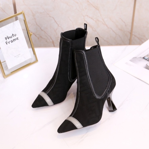 Fendi Fashion Boots For Women #1158251 $122.00 USD, Wholesale Replica Fendi Fashion Boots