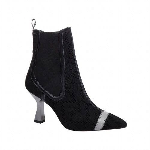 Replica Fendi Fashion Boots For Women #1158251 $122.00 USD for Wholesale