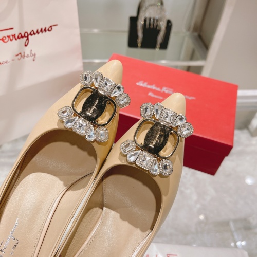 Replica Salvatore Ferragamo High-Heeled Shoes For Women #1158255 $100.00 USD for Wholesale