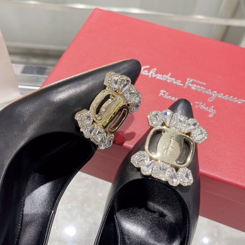 Replica Salvatore Ferragamo High-Heeled Shoes For Women #1158256 $100.00 USD for Wholesale