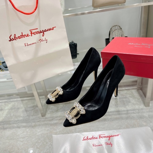 Salvatore Ferragamo High-Heeled Shoes For Women #1158257