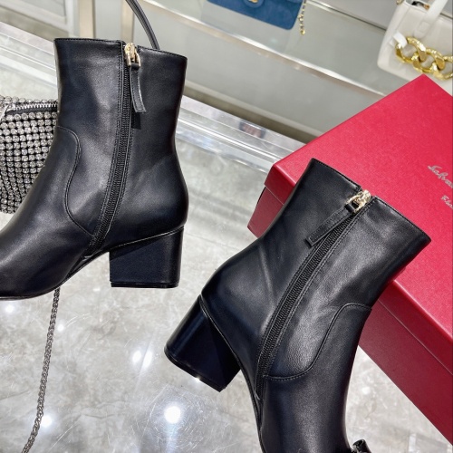 Replica Salvatore Ferragamo Boots For Women #1158264 $130.00 USD for Wholesale