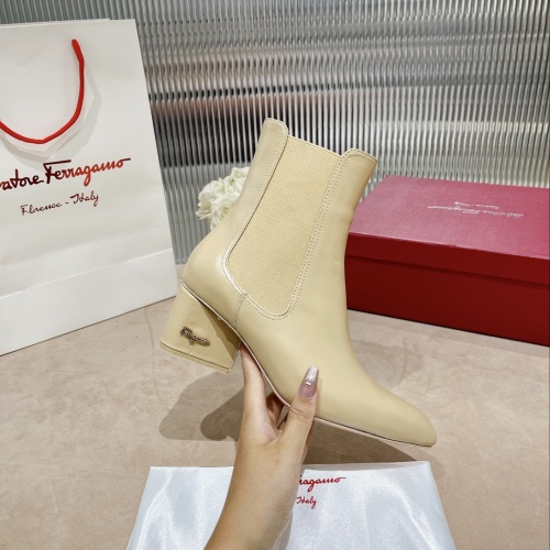 Replica Salvatore Ferragamo Boots For Women #1158269 $128.00 USD for Wholesale