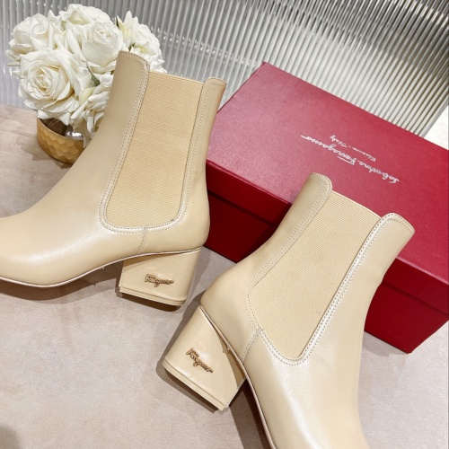 Replica Salvatore Ferragamo Boots For Women #1158269 $128.00 USD for Wholesale