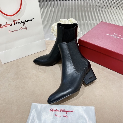 Salvatore Ferragamo Boots For Women #1158272 $128.00 USD, Wholesale Replica Salvatore Ferragamo Boots