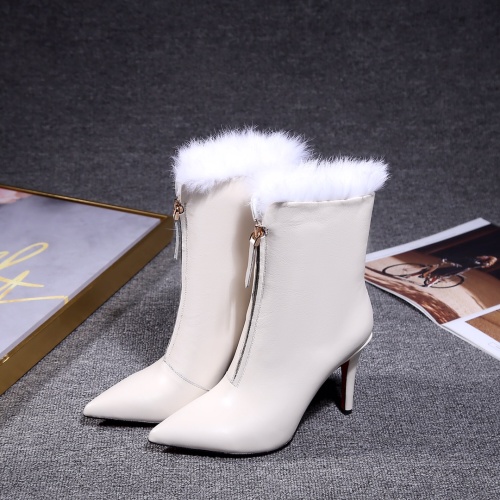 Replica Christian Louboutin Boots For Women #1158289 $128.00 USD for Wholesale
