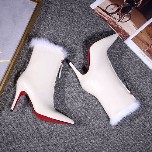 Replica Christian Louboutin Boots For Women #1158289 $128.00 USD for Wholesale