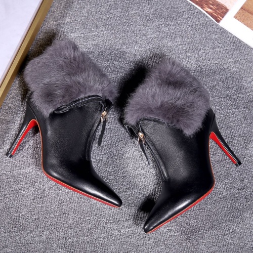 Replica Christian Louboutin Boots For Women #1158290 $128.00 USD for Wholesale