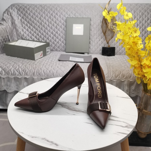 Replica Tom Ford High-Heeled Shoes For Women #1158297 $130.00 USD for Wholesale