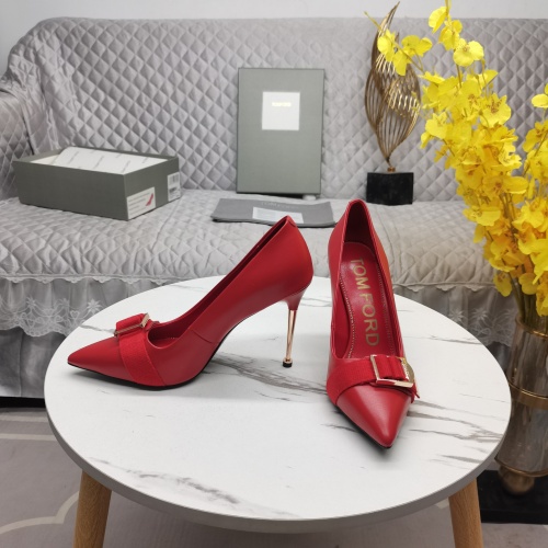 Replica Tom Ford High-Heeled Shoes For Women #1158298 $130.00 USD for Wholesale