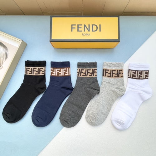 Fendi Socks For Men #1158443 $27.00 USD, Wholesale Replica Fendi Socks