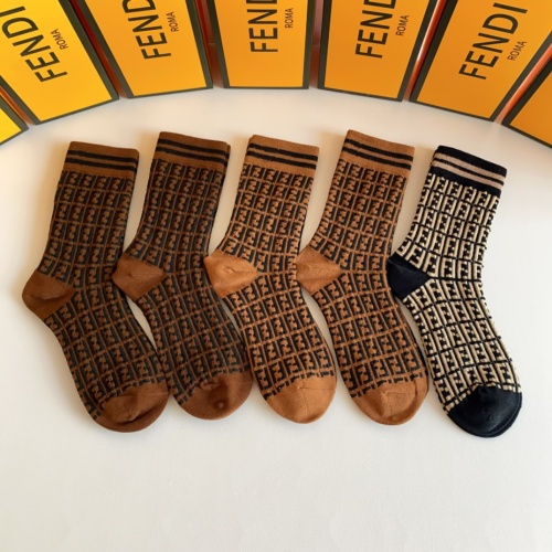 Fendi Socks #1158505 $32.00 USD, Wholesale Replica Fendi Socks