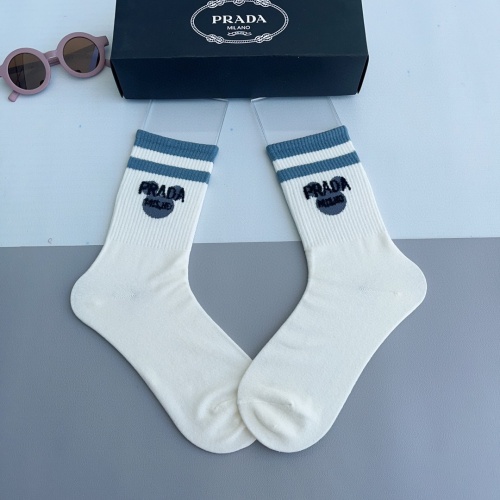 Replica Prada Socks #1158507 $32.00 USD for Wholesale