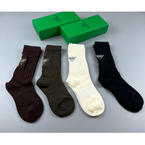 Prada Socks #1158547 $32.00 USD, Wholesale Replica Prada Socks