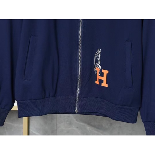 Replica Hermes Tracksuits Long Sleeved For Men #1158881 $82.00 USD for Wholesale