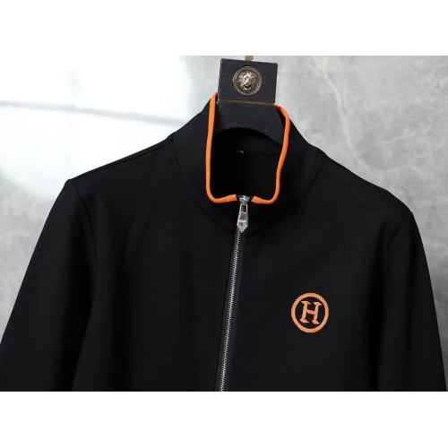 Replica Hermes Tracksuits Long Sleeved For Men #1158884 $82.00 USD for Wholesale
