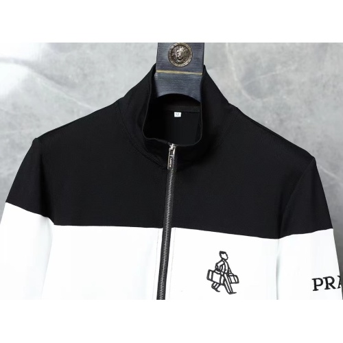 Replica Prada Tracksuits Long Sleeved For Men #1158886 $82.00 USD for Wholesale