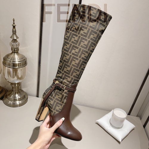 Replica Fendi Fashion Boots For Women #1159045 $160.00 USD for Wholesale