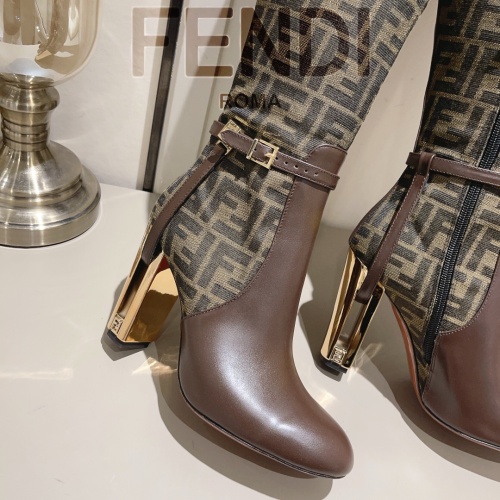 Replica Fendi Fashion Boots For Women #1159045 $160.00 USD for Wholesale